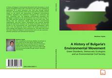 Buchcover von A History of Bulgaria's Environmental Movement