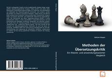 Couverture de Methoden der Übersetzungskritik