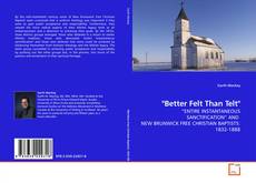 Capa do livro de "Better Felt Than Telt" 