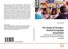 Couverture de The Study of Foreign / Second Language Acquisition