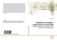 Buchcover von Usability and Subject-based Access on the Web