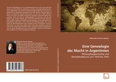 Buchcover von Eine Genealogie der Macht in Argentinien