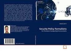 Buchcover von Security Policy Formalisms