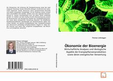Bookcover of Ökonomie der Bioenergie