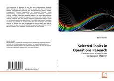 Buchcover von Selected Topics in Operations Research