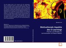 Buchcover von Motivationale Aspekte des E-Learnings