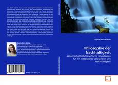 Buchcover von Philosophie der Nachhaltigkeit