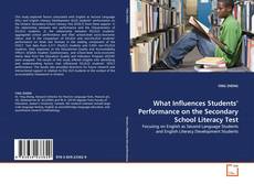 Buchcover von What Influences Students’ Performance on the Secondary School Literacy Test