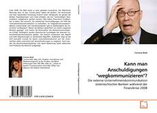 Couverture de Kann man Anschuldigungen "wegkommunizieren"?
