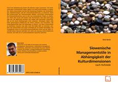 Buchcover von Slowenische Managementstile in Abhängigkeit der Kulturdimensionen