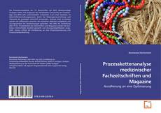 Buchcover von Prozesskettenanalyse medizinischer Fachzeitschriften und Magazine
