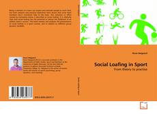 Buchcover von Social Loafing in Sport