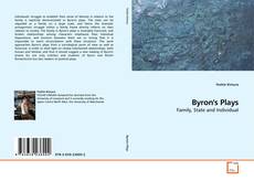 Capa do livro de Byron's Plays 