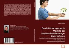Copertina di Qualitätsmanagement-Modelle bei Mediendienstleistungs-Unternehmen