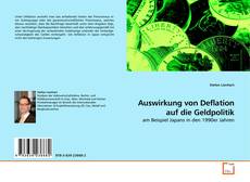 Capa do livro de Auswirkung von Deflation auf die Geldpolitik 