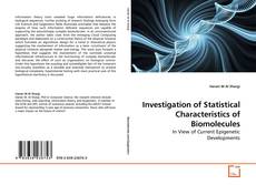 Couverture de Investigation of Statistical Characteristics of Biomolecules