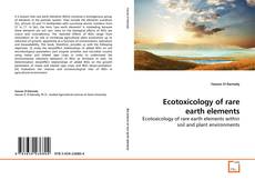 Copertina di Ecotoxicology of rare earth elements