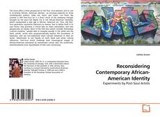 Couverture de Reconsidering Contemporary African-American Identity