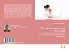 Buchcover von Women Autonomy and Maternal