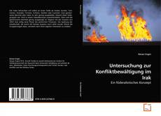 Capa do livro de Untersuchung zur Konfliktbewältigung im Irak 