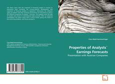 Capa do livro de Properties of Analysts` Earnings Forecasts 