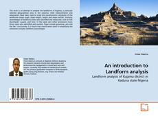 Couverture de An introduction to Landform analysis