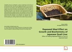 Capa do livro de Rapeseed Meal Effect on Growth and Biochemistry of Japanese Quail Liver 