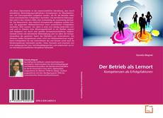 Couverture de Der Betrieb als Lernort