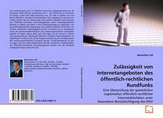 Buchcover von Zulässigkeit von Internetangeboten des öffentlich-rechtlichen Rundfunks