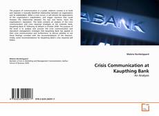 Crisis Communication at Kaupthing Bank kitap kapağı