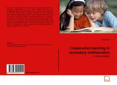 Couverture de Cooperative learning in secondary mathematics
