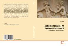 Buchcover von GENERIC TENSION AS EXPLORATORY MODE