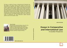 Couverture de Essays in Comparative and International Law