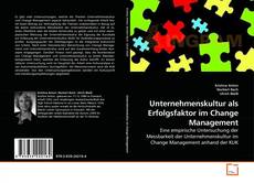 Buchcover von Unternehmenskultur als Erfolgsfaktor im Change Management