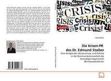 Couverture de Die Krisen-PR  des Dr. Edmund Stoiber