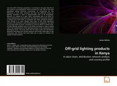 Couverture de Off-grid lighting products in Kenya