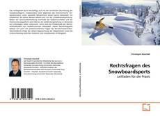 Copertina di Rechtsfragen des Snowboardsports