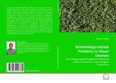 Copertina di Terminology-related Problems in Afaan Oromoo