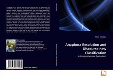 Buchcover von Anaphora Resolution and Discourse-new Classification