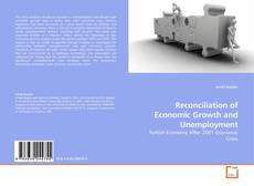 Buchcover von Reconciliation of Economic Growth and Unemployment
