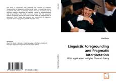 Capa do livro de Linguistic Foregrounding and Pragmatic Interpretation 