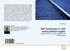 Buchcover von NOT-contraction in 19th century British English: