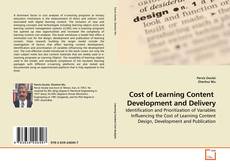 Copertina di Cost of Learning Content  Development and Delivery