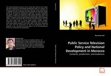 Buchcover von Public Service Television Policy and National Development in Morocco