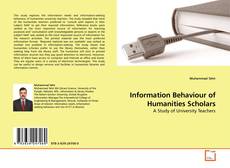 Buchcover von Information Behaviour of Humanities Scholars