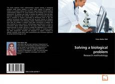 Capa do livro de Solving a biological problem 