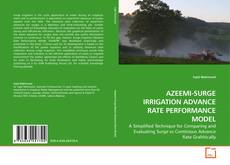 Couverture de AZEEMI-SURGE IRRIGATION ADVANCE RATE PERFORMANCE MODEL