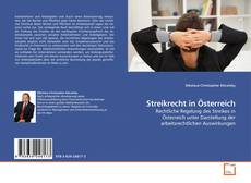 Capa do livro de Streikrecht in Österreich 