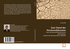 Couverture de Zum Stand der Pensionsdiskussion