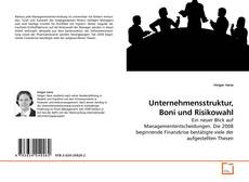 Borítókép a  Unternehmensstruktur, Boni und Risikowahl - hoz